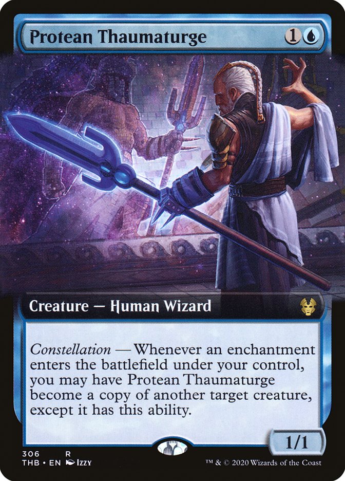 Protean Thaumaturge (Extended Art) [Theros Beyond Death] | Boutique FDB TCG