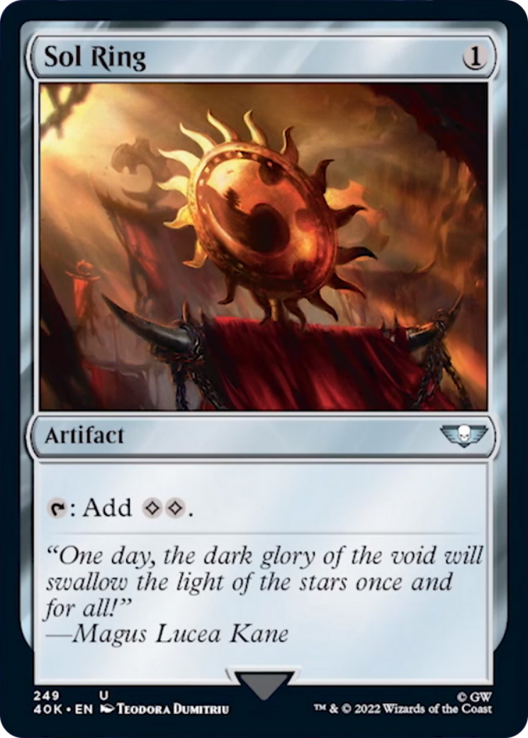 Sol Ring (249) (Surge Foil) [Warhammer 40,000] | Boutique FDB TCG