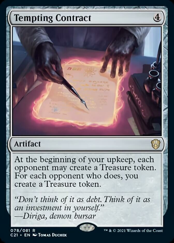 Tempting Contract [Commander 2021] | Boutique FDB TCG