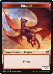 Treasure // Dragon Double-Sided Token [Kaldheim Tokens] | Boutique FDB TCG