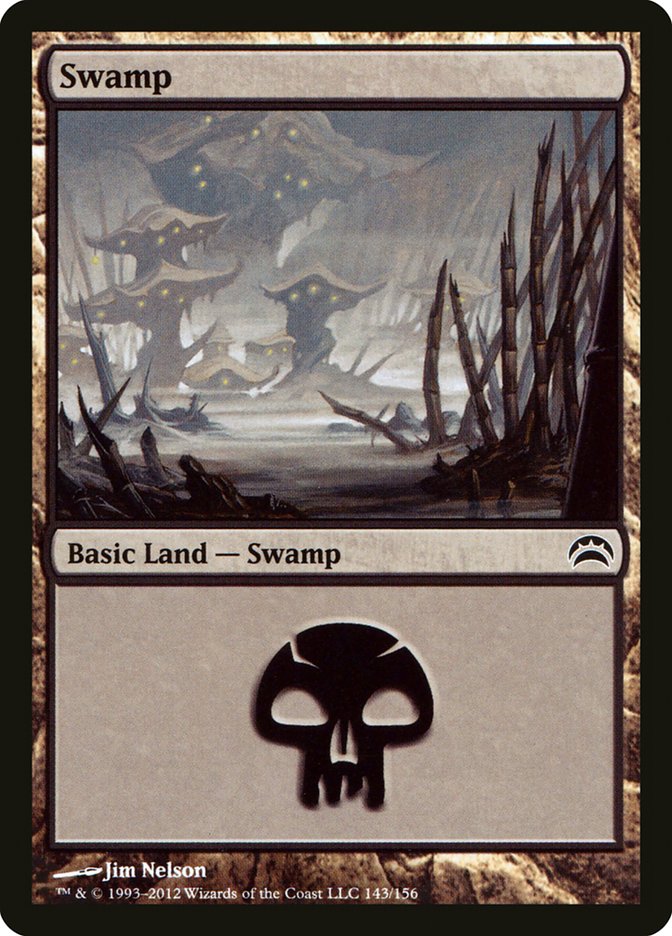 Swamp (143) [Planechase 2012] | Boutique FDB TCG