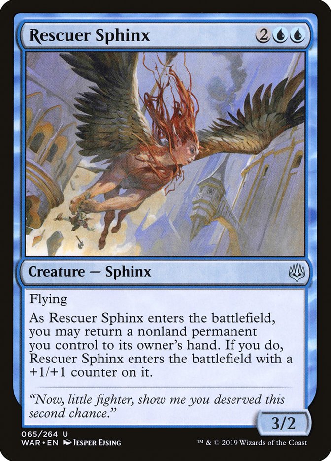 Rescuer Sphinx [War of the Spark] | Boutique FDB TCG