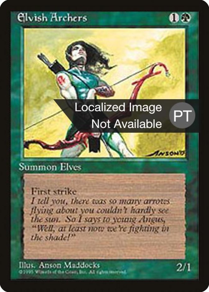 Elvish Archers [Fourth Edition (Foreign Black Border)] | Boutique FDB TCG