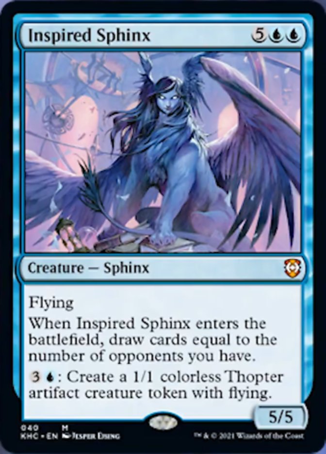 Inspired Sphinx [Kaldheim Commander] | Boutique FDB TCG