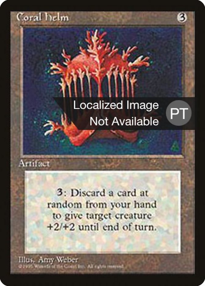 Coral Helm [Fourth Edition (Foreign Black Border)] | Boutique FDB TCG