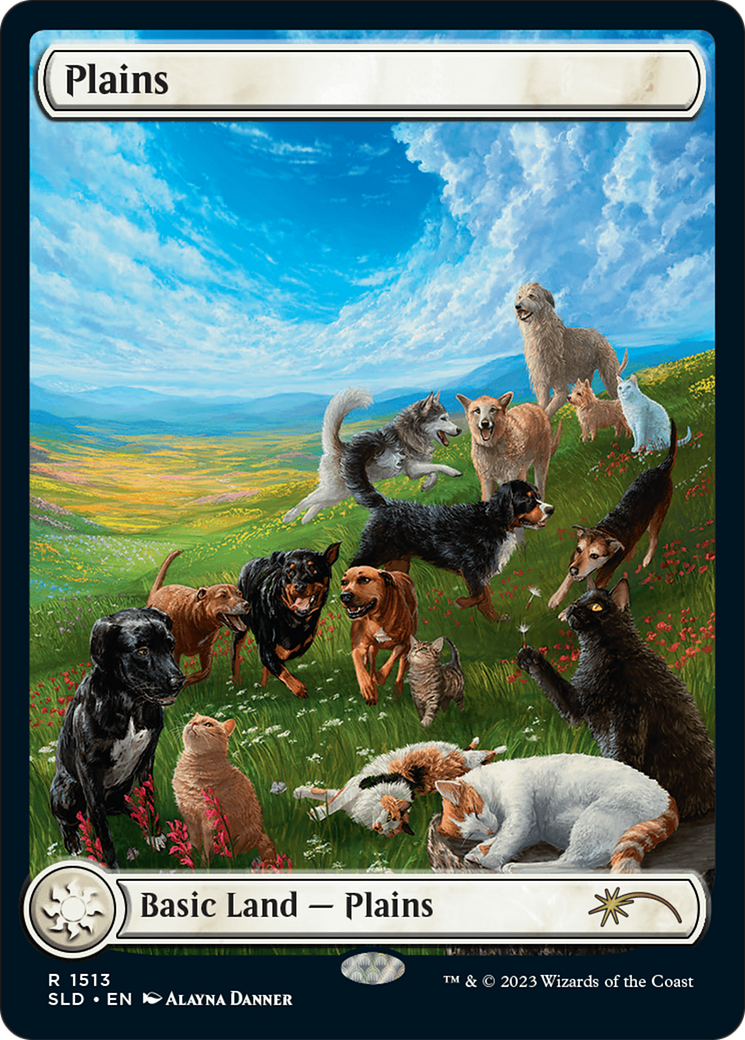 Plains (1513) [Secret Lair Commander Deck: Raining Cats and Dogs] | Boutique FDB TCG