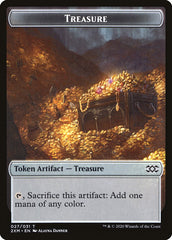 Beast // Treasure Double-Sided Token [Double Masters Tokens] | Boutique FDB TCG