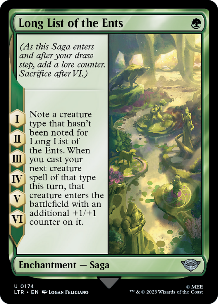 Long List of the Ents [The Lord of the Rings: Tales of Middle-Earth] | Boutique FDB TCG