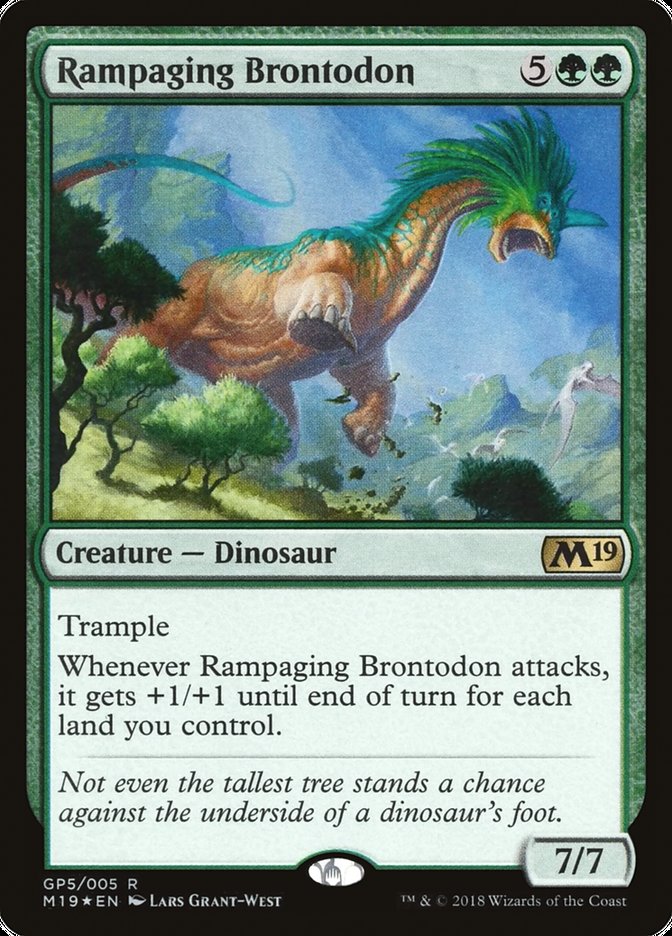 Rampaging Brontodon [Magic 2019 Gift Pack] | Boutique FDB TCG