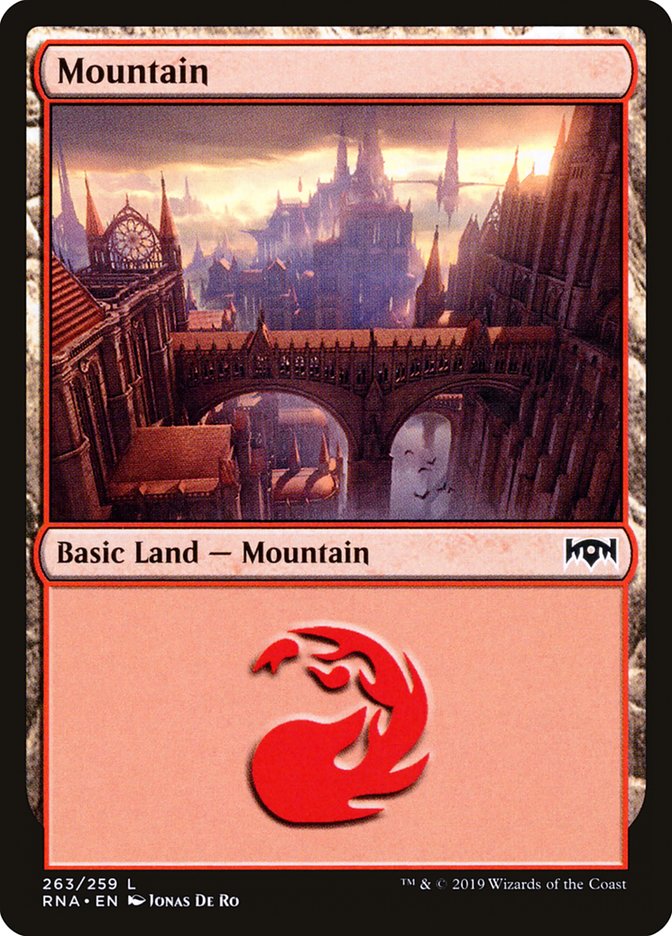 Mountain (263) [Ravnica Allegiance] | Boutique FDB TCG