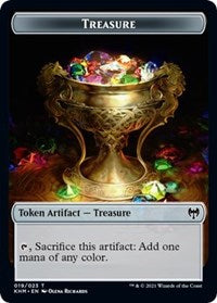 Treasure // Spirit Double-Sided Token [Kaldheim Tokens] | Boutique FDB TCG