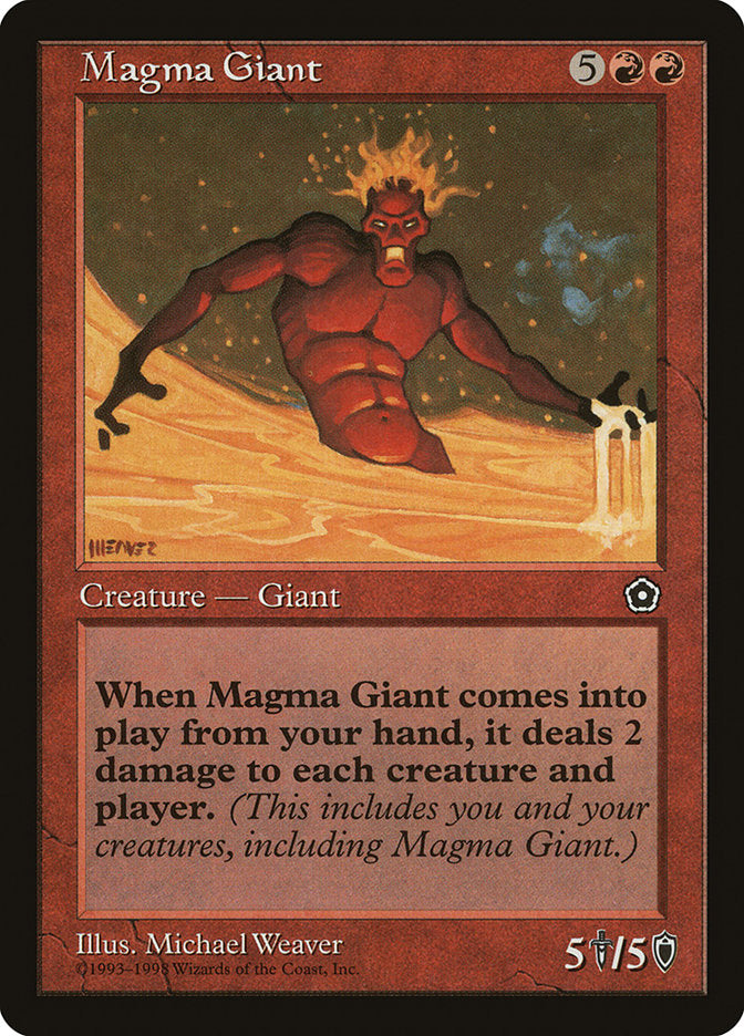 Magma Giant [Portal Second Age] | Boutique FDB TCG