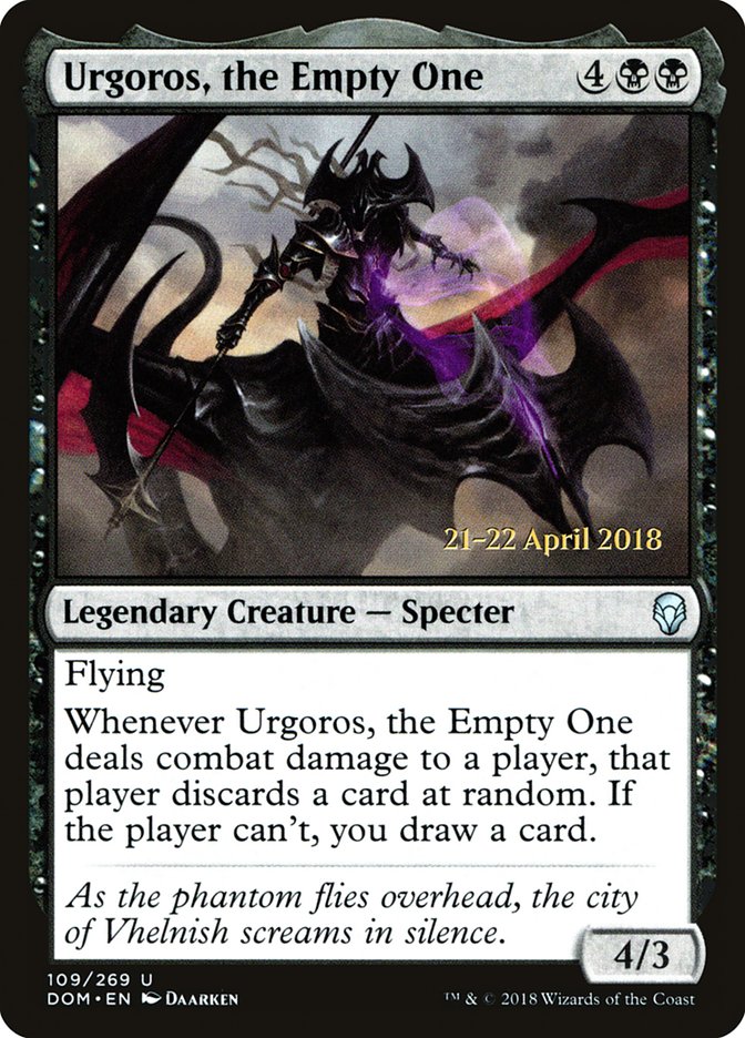 Urgoros, the Empty One [Dominaria Prerelease Promos] | Boutique FDB TCG