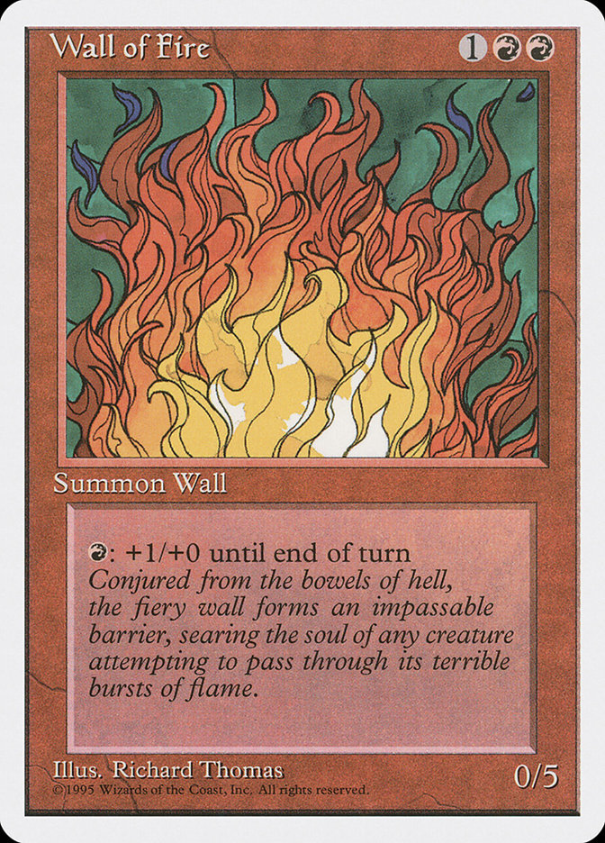 Wall of Fire [Fourth Edition] | Boutique FDB TCG