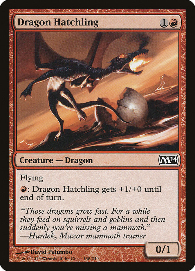 Dragon Hatchling [Magic 2014] | Boutique FDB TCG