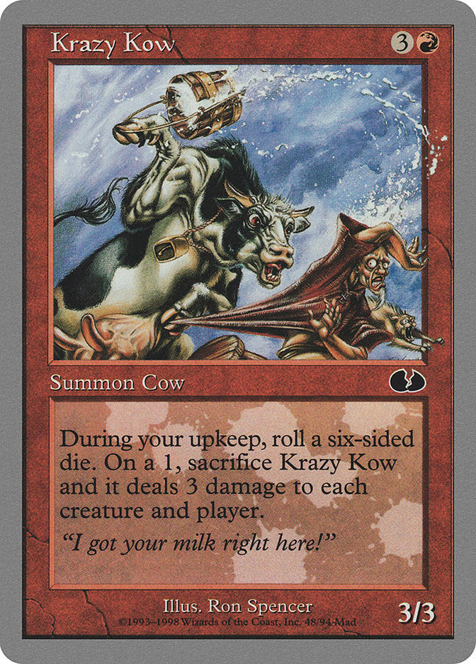 Krazy Kow [Unglued] | Boutique FDB TCG