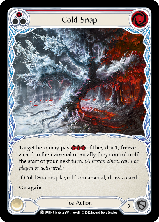 Cold Snap (Red) [UPR147] (Uprising) | Boutique FDB TCG
