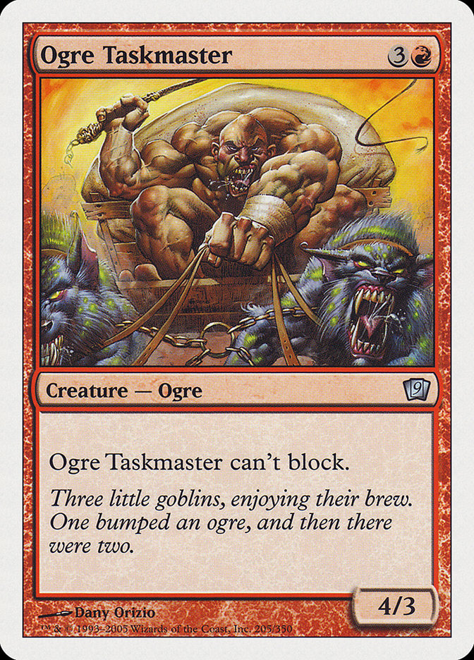 Ogre Taskmaster [Ninth Edition] | Boutique FDB TCG