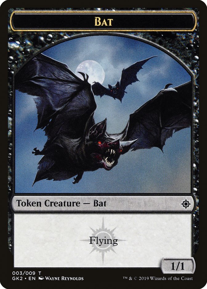Bat // Spirit (010) Double-Sided Token [Ravnica Allegiance Guild Kit Tokens] | Boutique FDB TCG