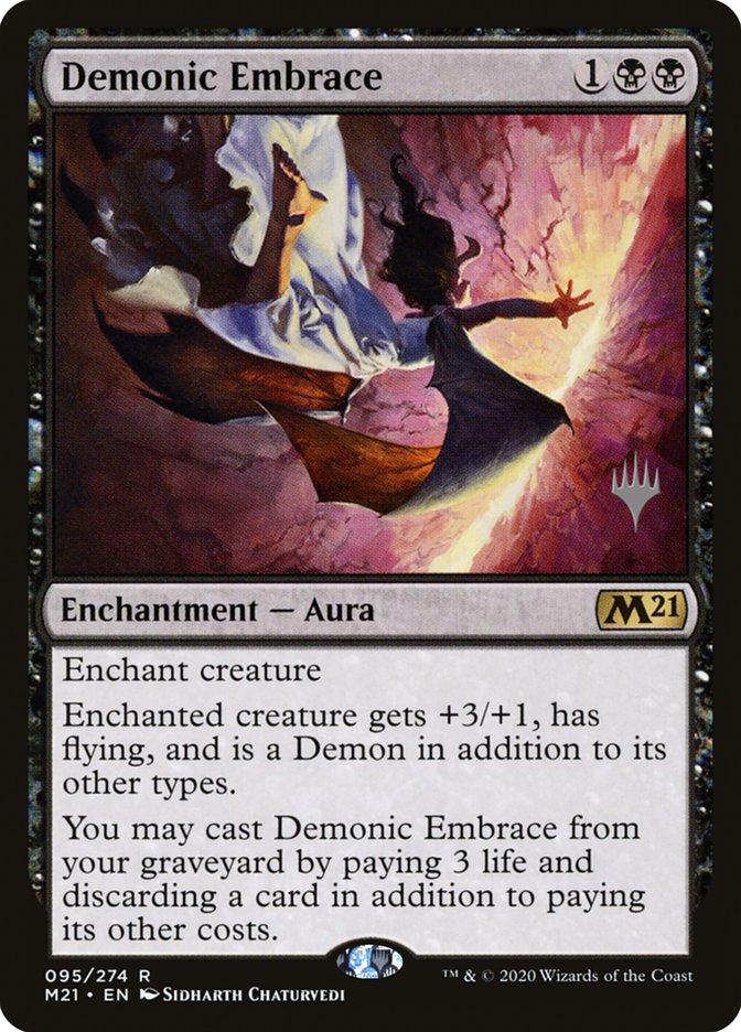 Demonic Embrace (Promo Pack) [Core Set 2021 Promos] | Boutique FDB TCG