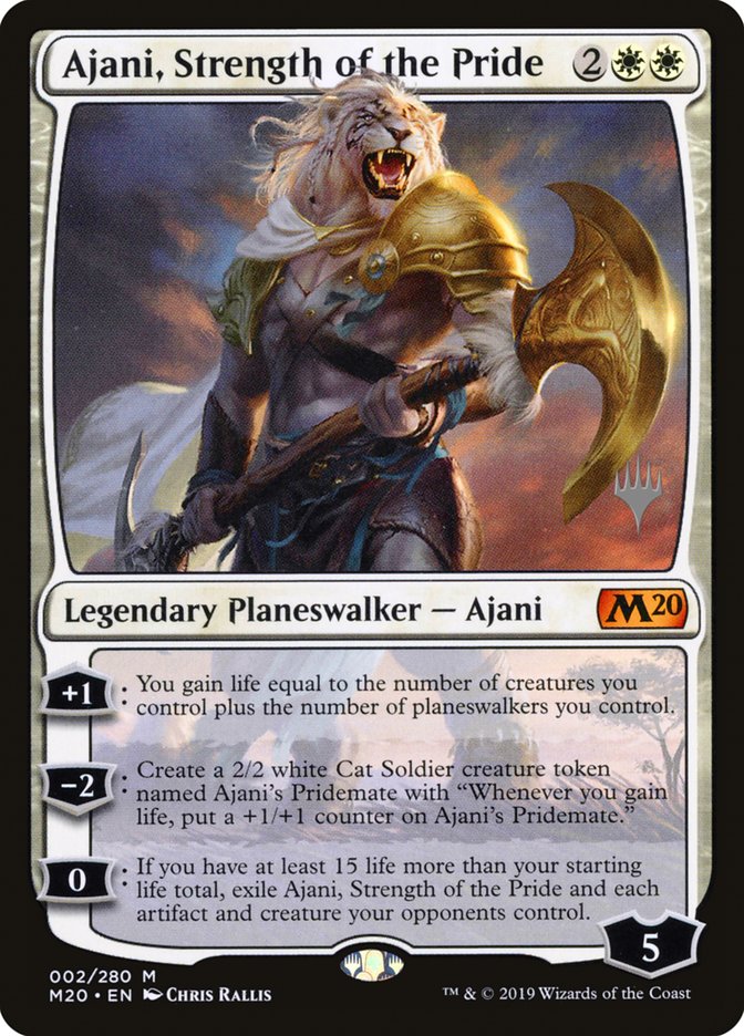 Ajani, Strength of the Pride (Promo Pack) [Core Set 2020 Promos] | Boutique FDB TCG