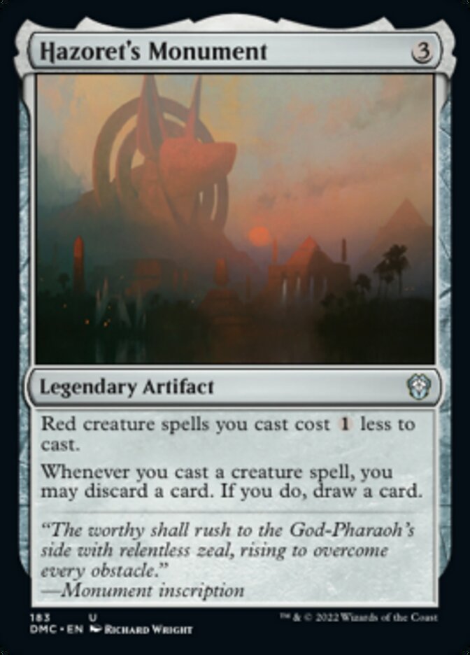 Hazoret's Monument [Dominaria United Commander] | Boutique FDB TCG