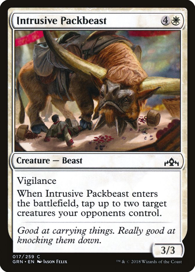 Intrusive Packbeast [Guilds of Ravnica] | Boutique FDB TCG