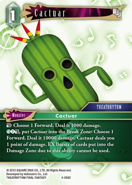 Cactuar [Opus IV] | Boutique FDB TCG