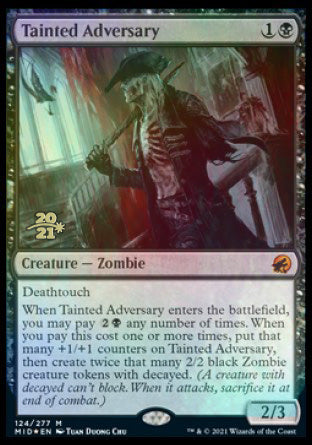 Tainted Adversary [Innistrad: Midnight Hunt Prerelease Promos] | Boutique FDB TCG