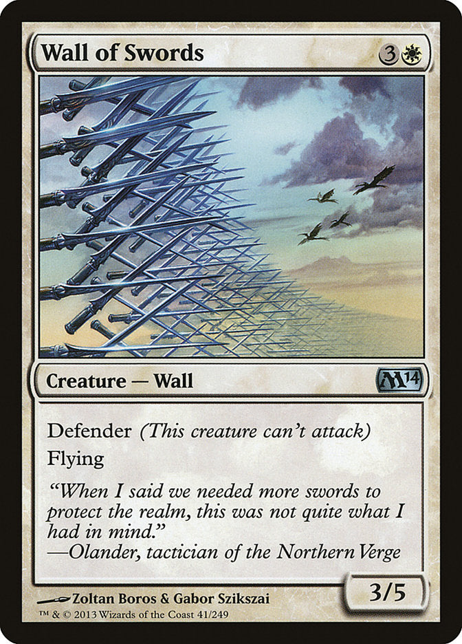 Wall of Swords [Magic 2014] | Boutique FDB TCG