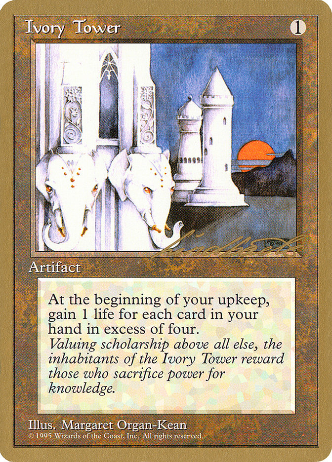 Ivory Tower (Leon Lindback) [Pro Tour Collector Set] | Boutique FDB TCG