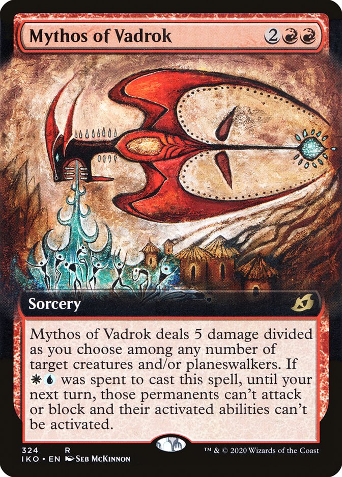 Mythos of Vadrok (Extended Art) [Ikoria: Lair of Behemoths] | Boutique FDB TCG