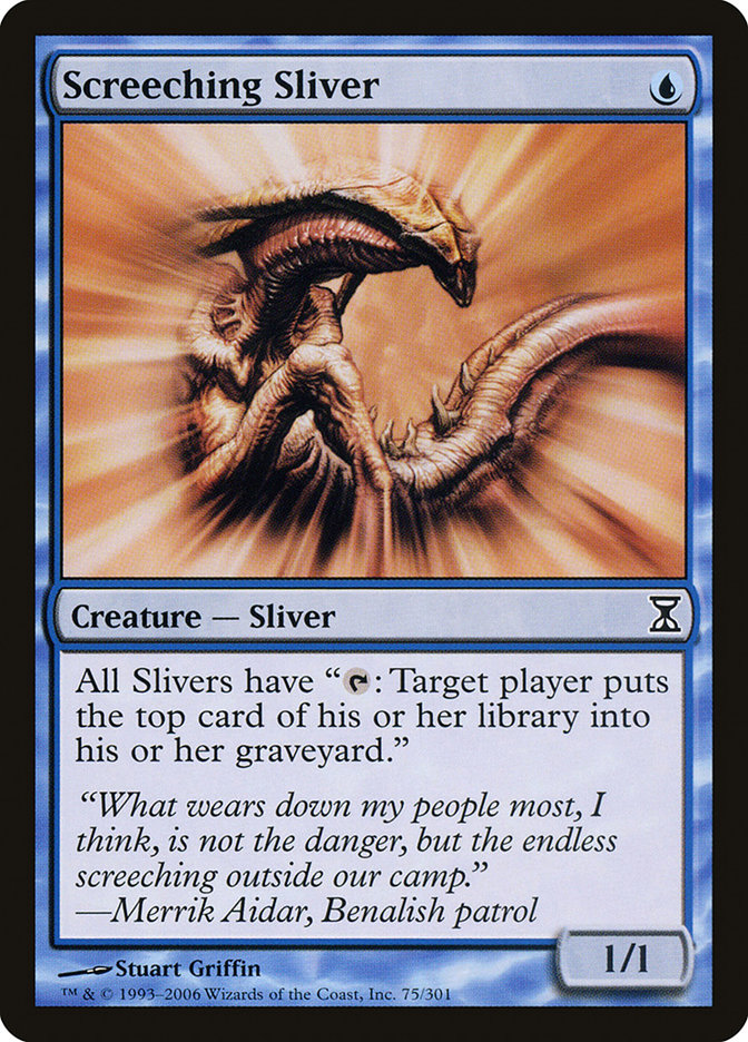 Screeching Sliver [Time Spiral] | Boutique FDB TCG