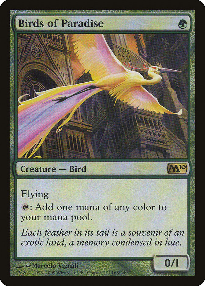 Birds of Paradise [Magic 2010] | Boutique FDB TCG