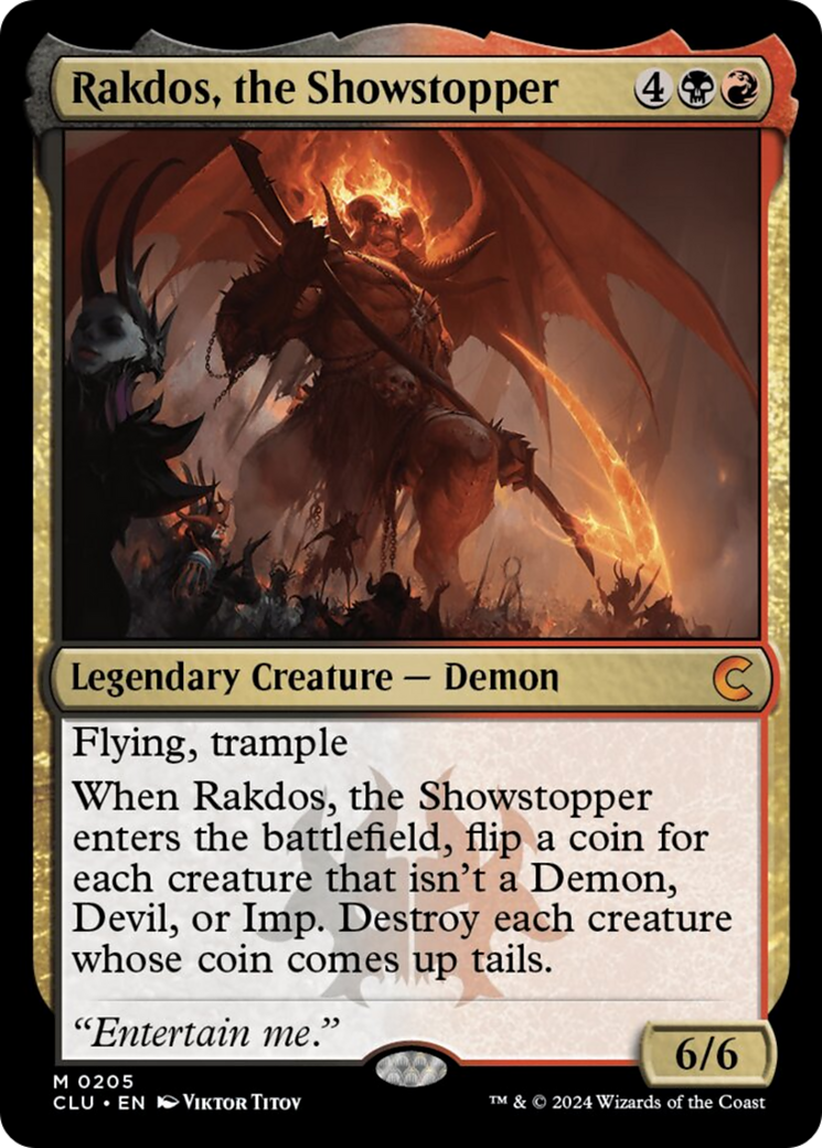 Rakdos, the Showstopper [Ravnica: Clue Edition] | Boutique FDB TCG