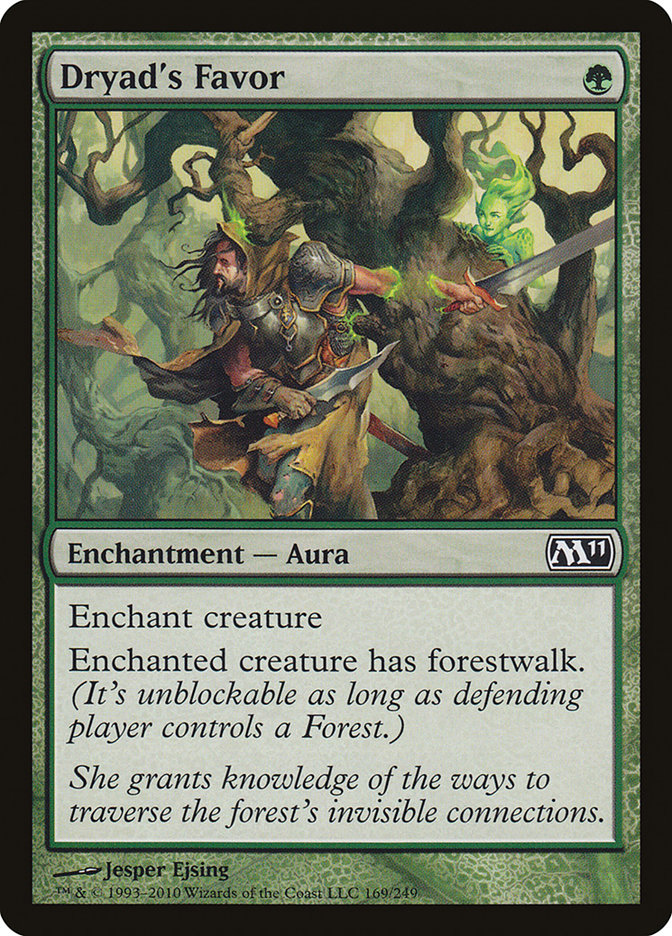 Dryad's Favor [Magic 2011] | Boutique FDB TCG