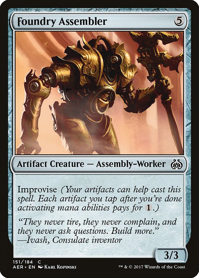 Foundry Assembler [Aether Revolt] | Boutique FDB TCG