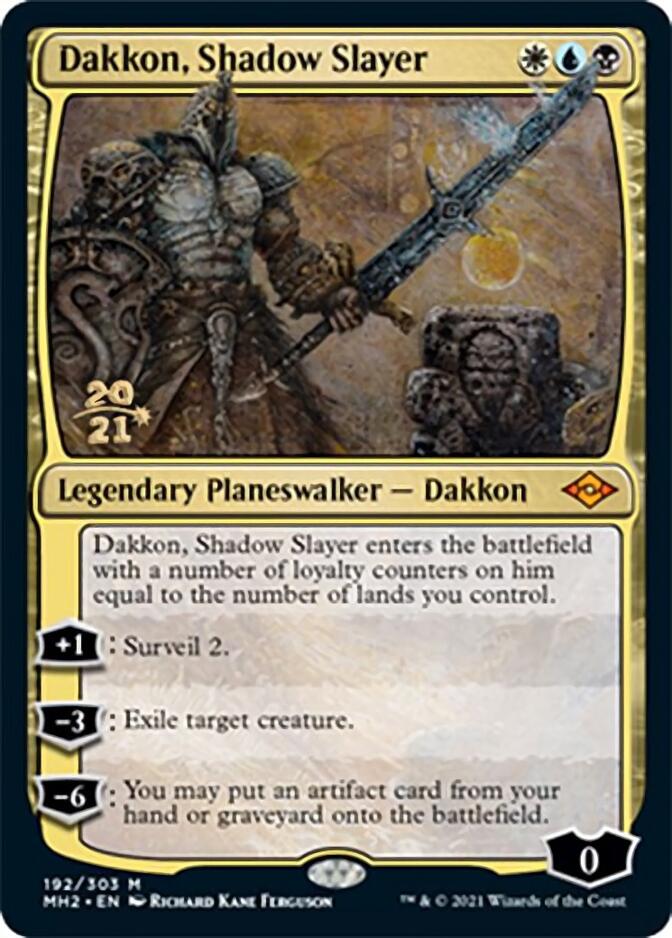 Dakkon, Shadow Slayer [Modern Horizons 2 Prerelease Promos] | Boutique FDB TCG