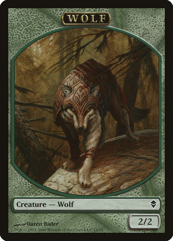 Wolf Token [Zendikar Tokens] | Boutique FDB TCG