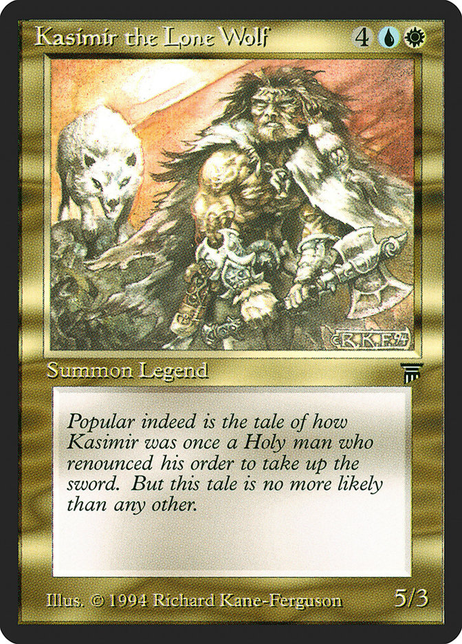 Kasimir the Lone Wolf [Legends] | Boutique FDB TCG