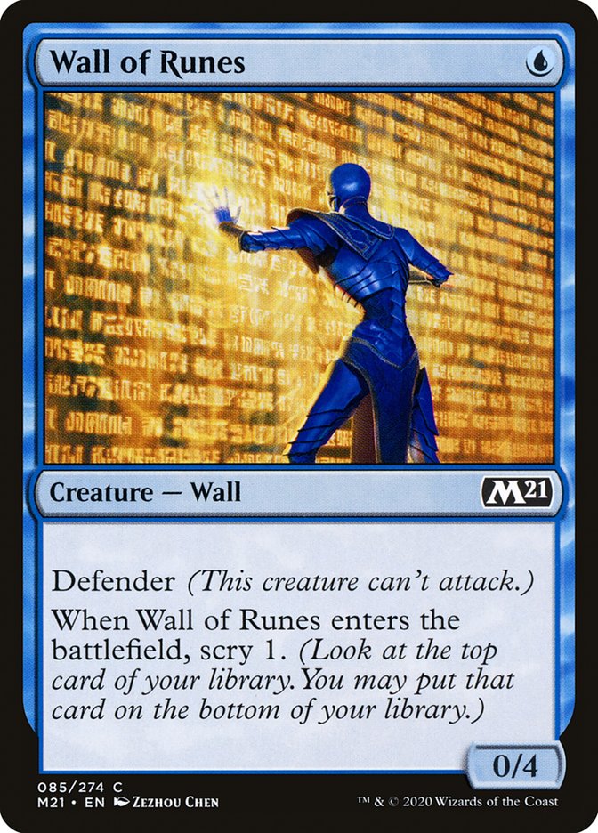 Wall of Runes [Core Set 2021] | Boutique FDB TCG