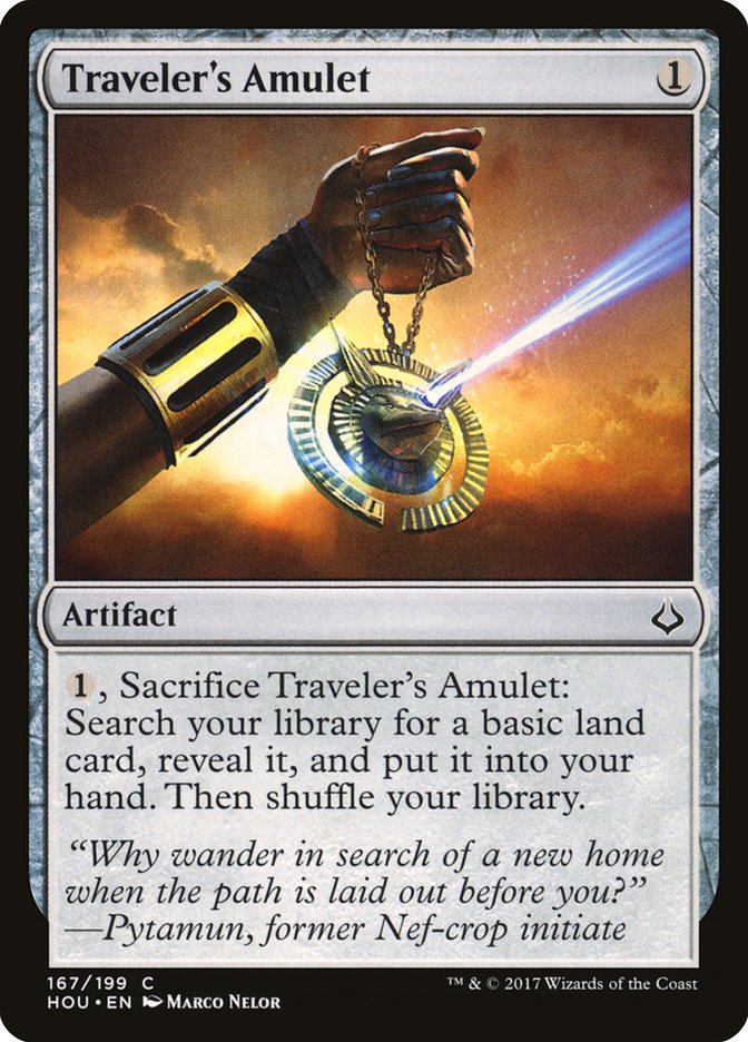 Traveler's Amulet [Hour of Devastation] | Boutique FDB TCG