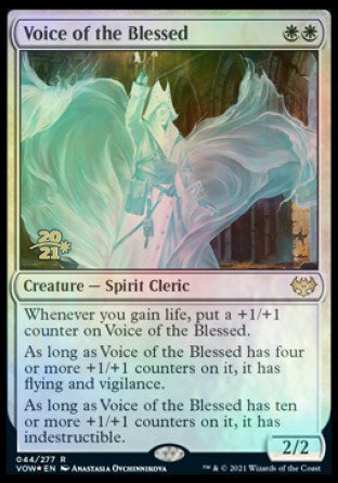 Voice of the Blessed [Innistrad: Crimson Vow Prerelease Promos] | Boutique FDB TCG