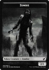 Zombie (010) // Zombie (011) Double-Sided Token [Commander 2019 Tokens] | Boutique FDB TCG