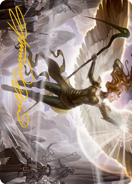 Sigarda's Splendor Art Card (Gold-Stamped Signature) [Innistrad: Midnight Hunt Art Series] | Boutique FDB TCG