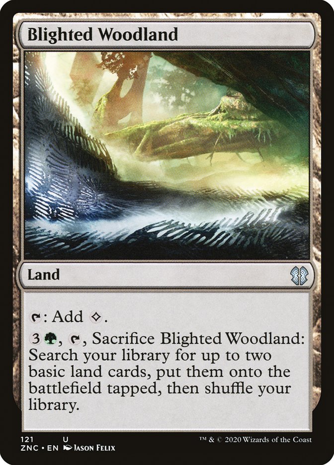 Blighted Woodland [Zendikar Rising Commander] | Boutique FDB TCG