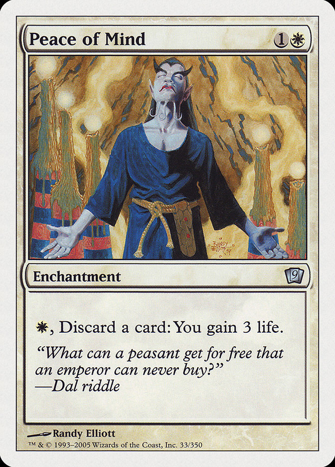 Peace of Mind [Ninth Edition] | Boutique FDB TCG