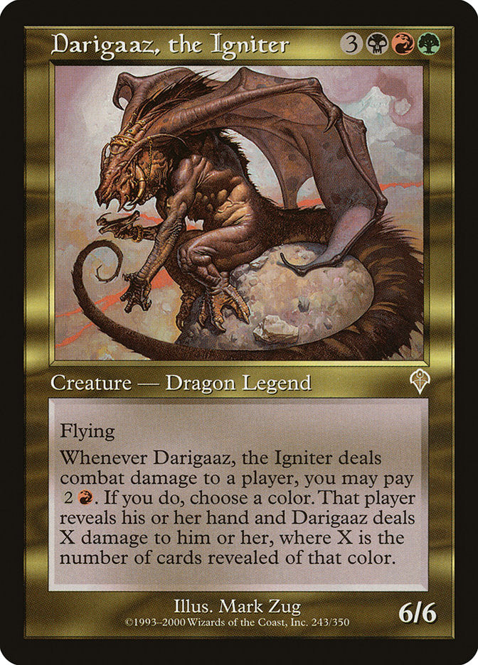 Darigaaz, the Igniter [Invasion] | Boutique FDB TCG