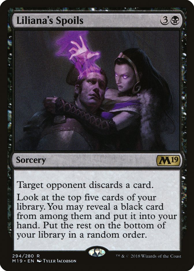 Liliana's Spoils [Core Set 2019] | Boutique FDB TCG