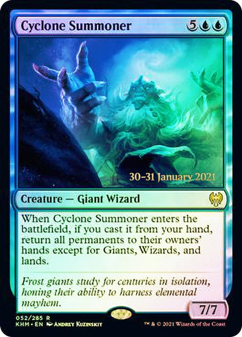 Cyclone Summoner [Kaldheim Prerelease Promos] | Boutique FDB TCG